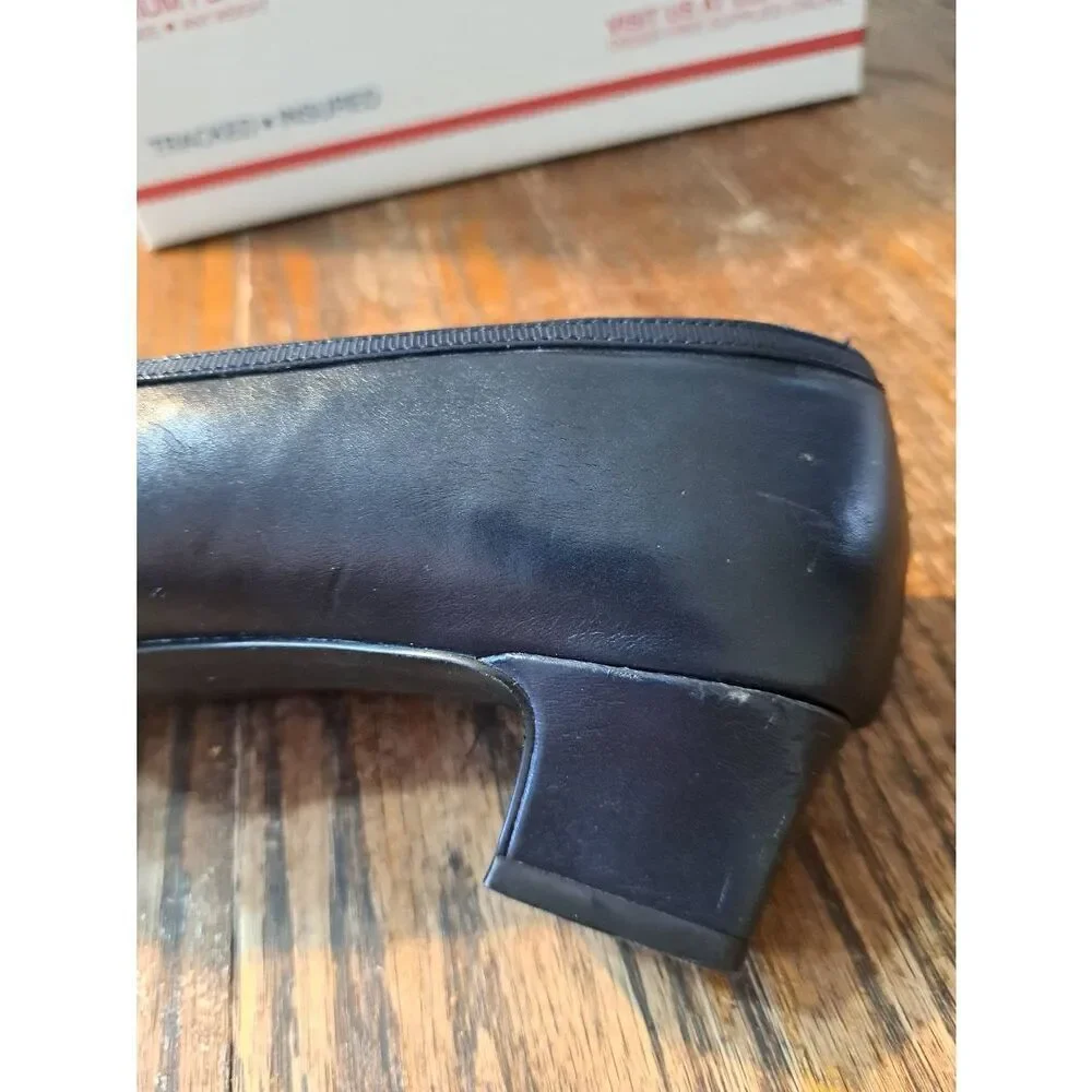 7W Soft Style Hush Puppy Blue Slip On Shoes